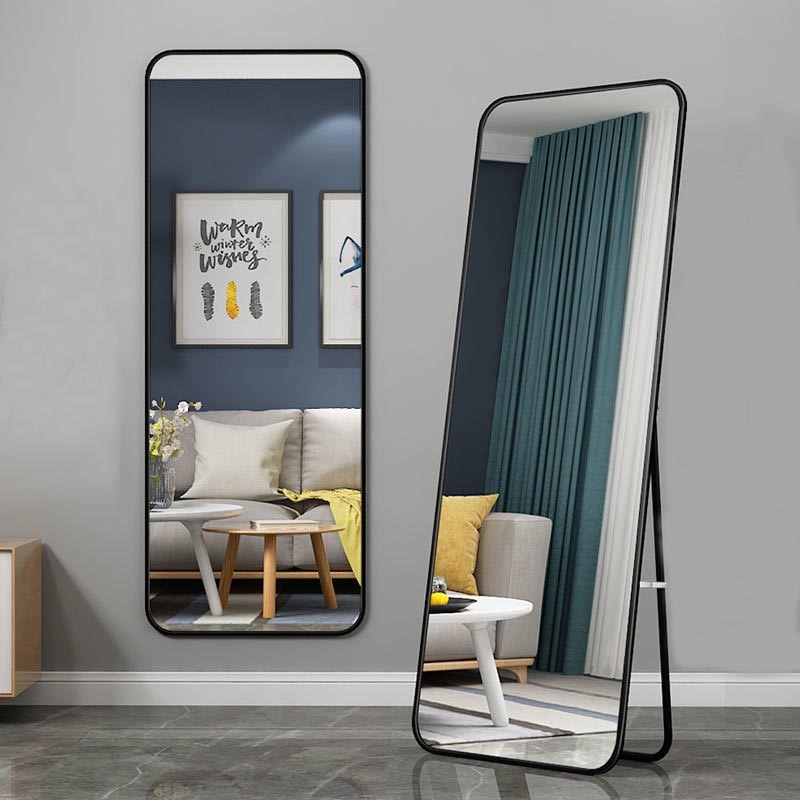 120/150/155cm Full Body Mirror HD Mirror With Stand Full Bathroom