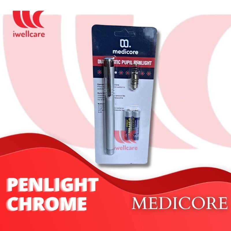 Penlight (Chrome), MEDICORE | Shopee Philippines