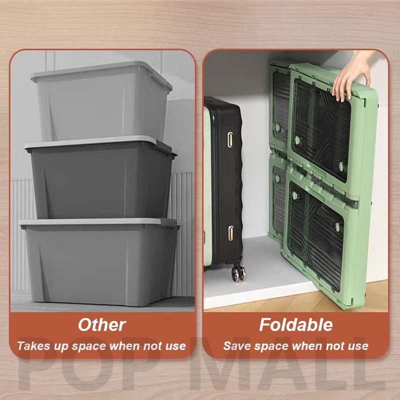 PoP Foldable Storage Box Collapsible Organizer Clothes Stackable ...