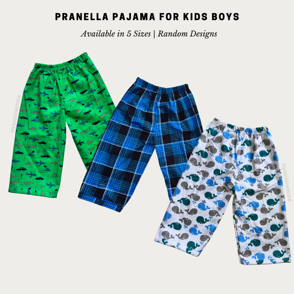 3pcs Pranella Pajama For Kids Boys | klys bargain | Shopee Philippines