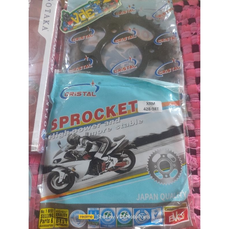 Chainset Wave 100/125/XRM/XRM125 14x38 428 110L | Shopee Philippines