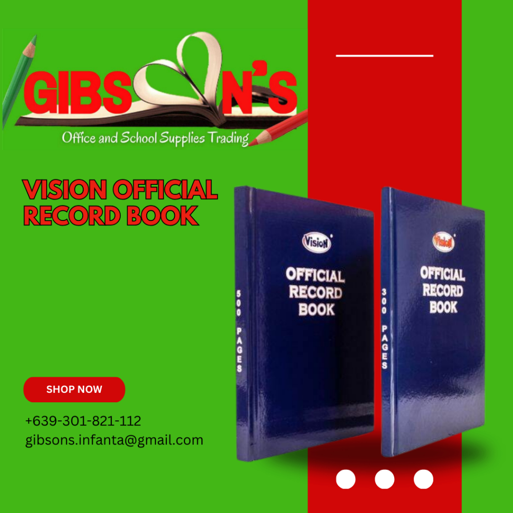 VISION Official Record Books | Shopee Philippines