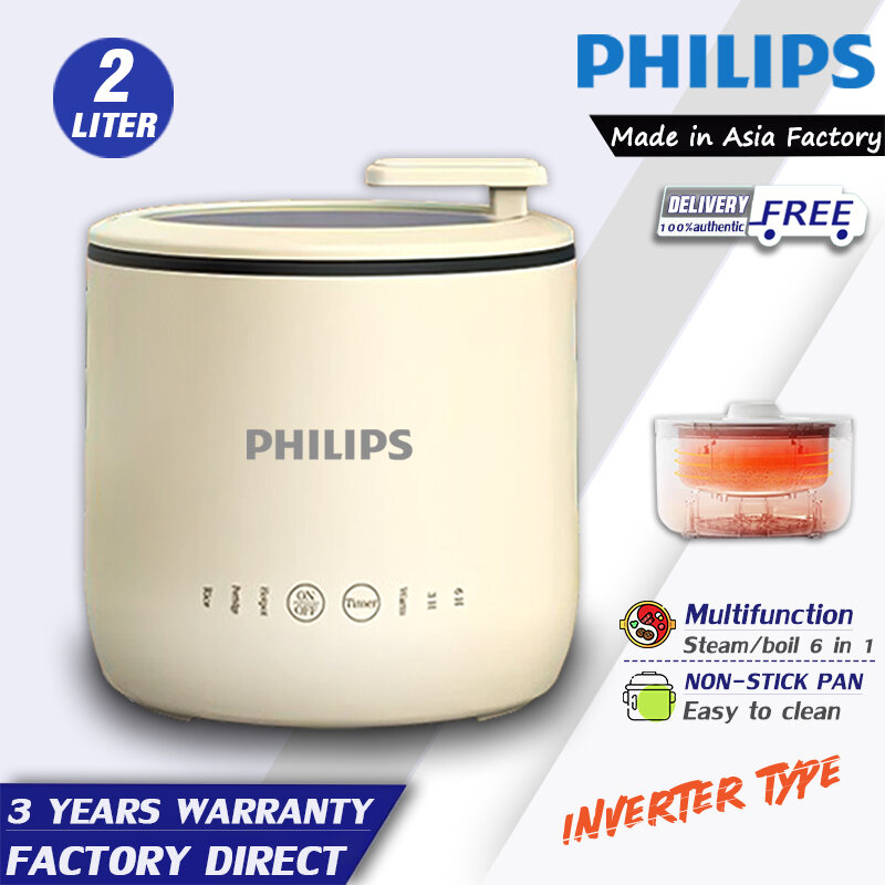 [3 Years Warranty] Rice Cooker Inverter Type 2L (NonStick Pan