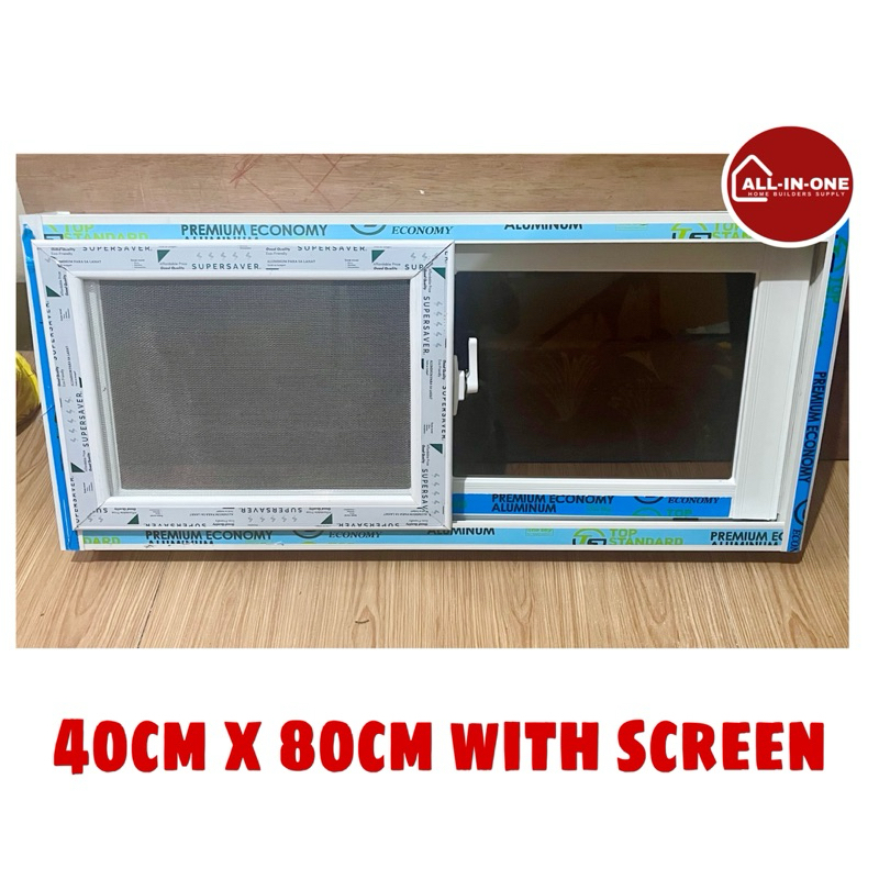Sliding Window Set H 40Cm W 80cm with screen | Shopee Philippines