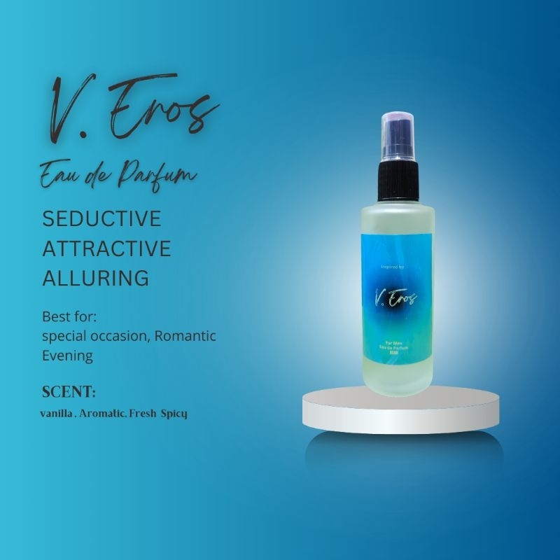 V. Eros oil based Perfume Long lasting Fragrance last up to 24 Hours 85