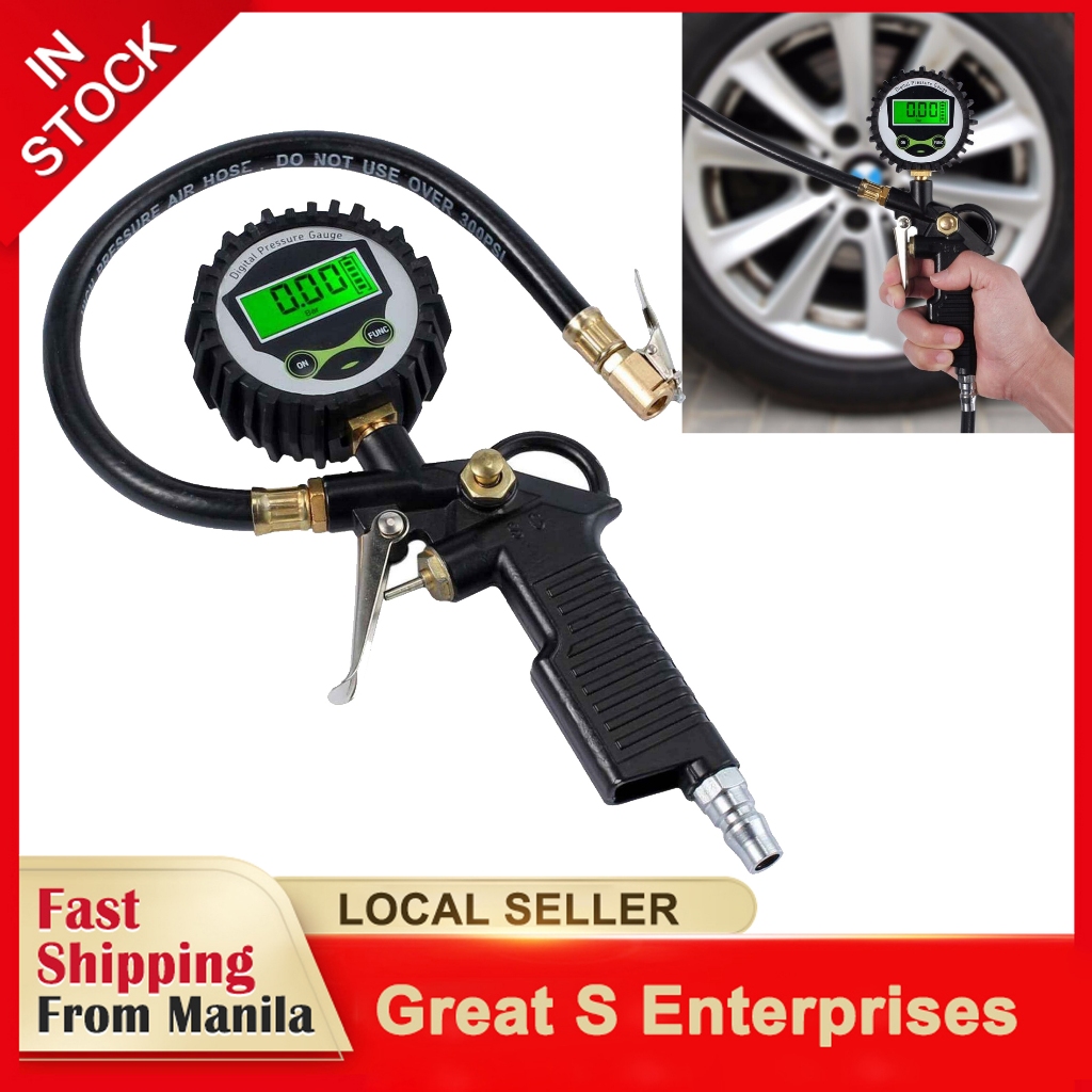 High Precision Digital Tire Pressure Gauge For Car Motorcycle SUV And ...