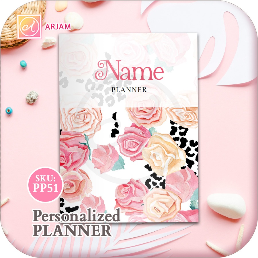 PP51 Personalized Monthly Planner | 36 Pages | Name/Logo on the Cover ...