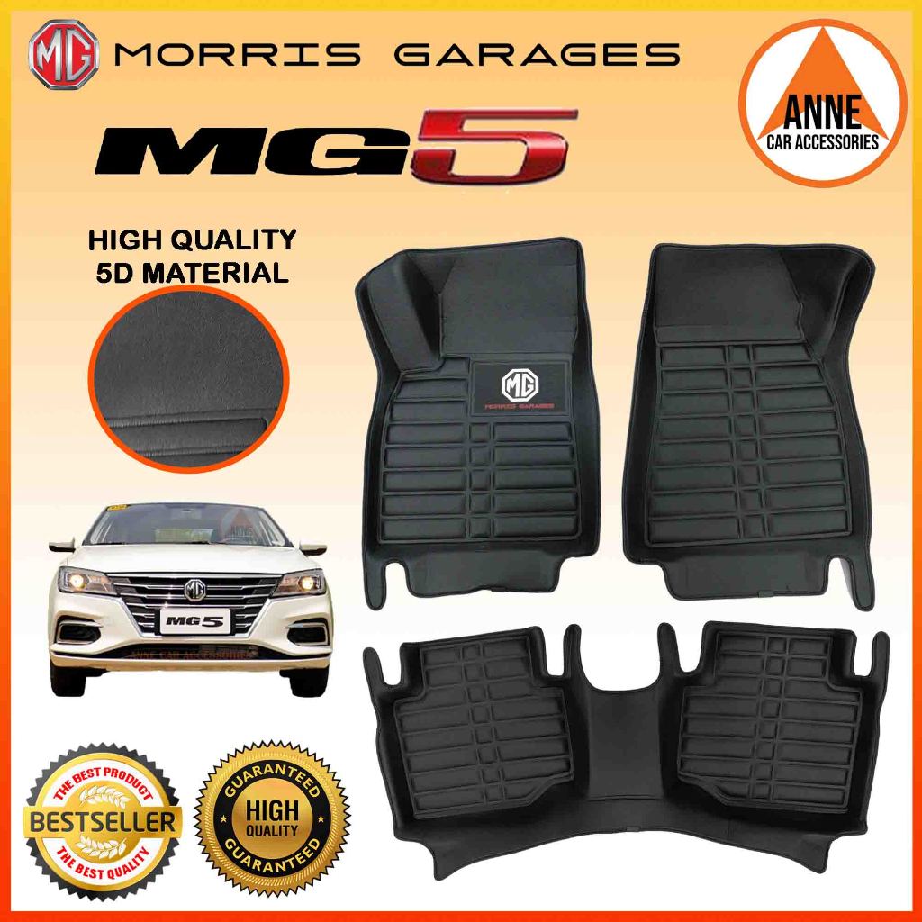 MG MG5 2019 2020 2021 2022 2023 Onwards 5D Black Deep Dish Matting ...