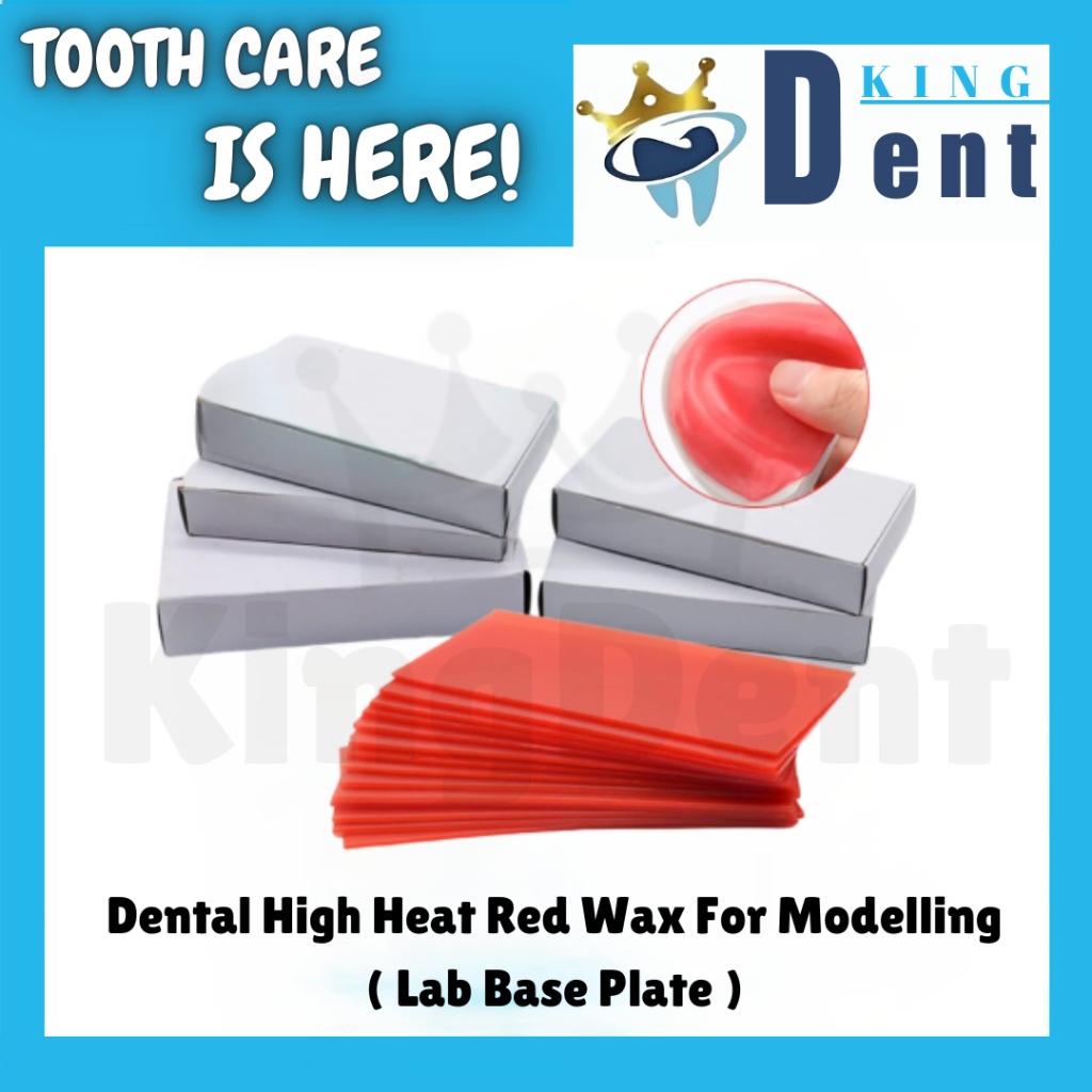 Dental High Heat Red Wax For Modelling ( Lab Base Plate ) Shopee