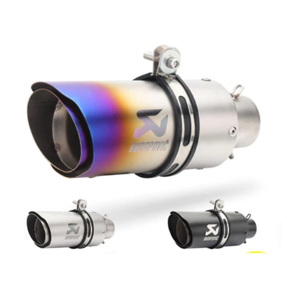 Motorcycle Exhaust Pipe Muffler Inlet 51mm Akrapovic Exhaust Mufflers ...