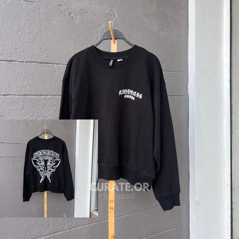 H M Divided SWEATSHIRT PULL OVER AUTHENTIC