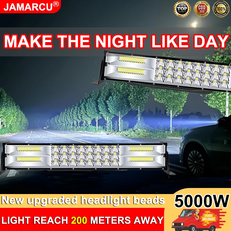 200% Brighter & Bigger LED Light Bar Work Light Car Universal ...