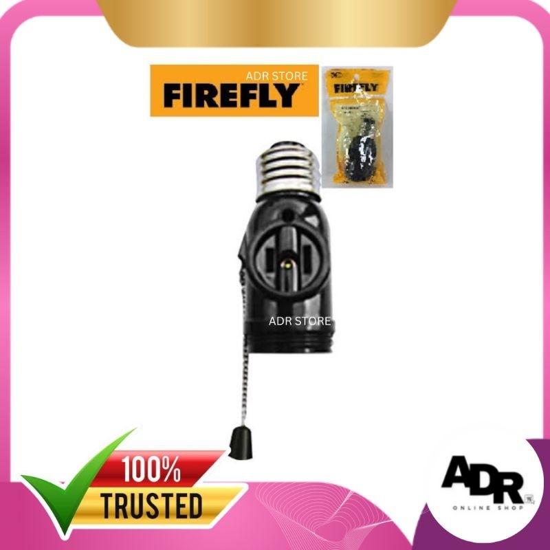 Firefly Pull Chain Socket w/ 2 Flat Pin FELH103 | Shopee Philippines