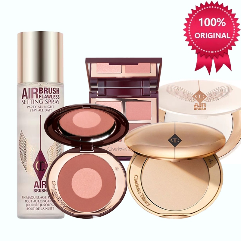 Charlotte Tilbury Pressed Powder/Setting Spray/Blush/Eyeshadow White