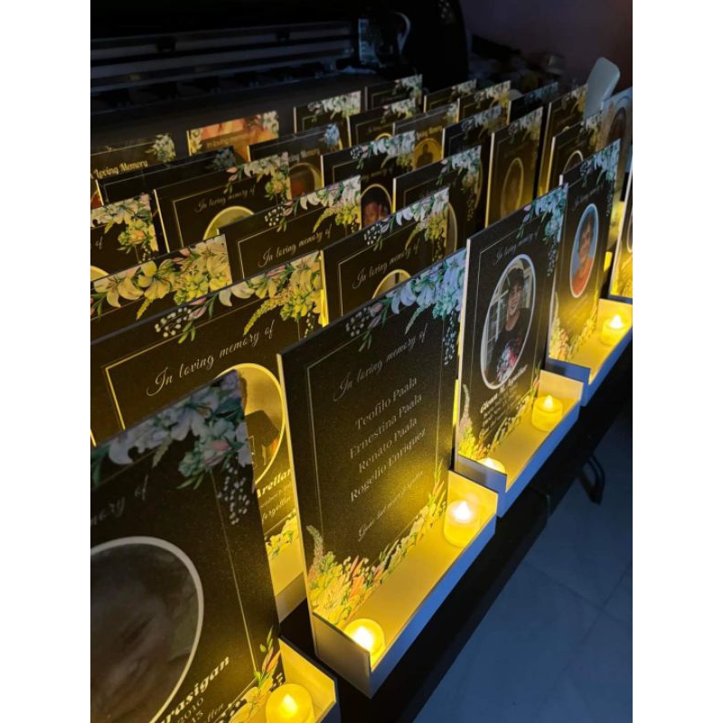 Personalized Memorial Sintra Board Display | Personalized Sintra Lapida ...