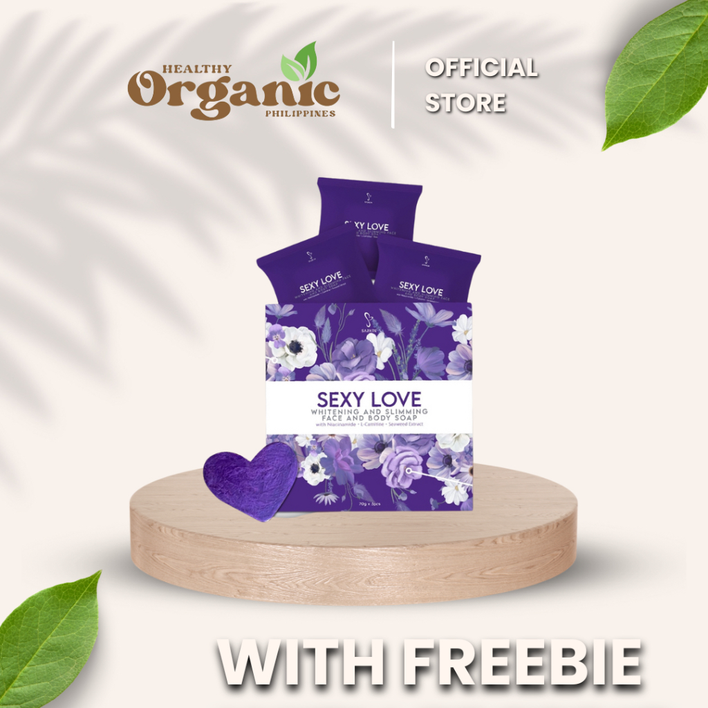 SASKIN 3pcs Sexy Love Soap Whitening Toning Face Body Bar Wash Soap