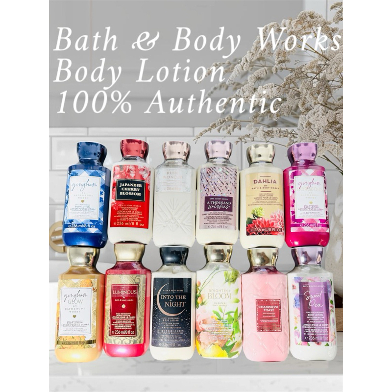 Bath and Body Works Lotion, 100 Original Shopee Philippines