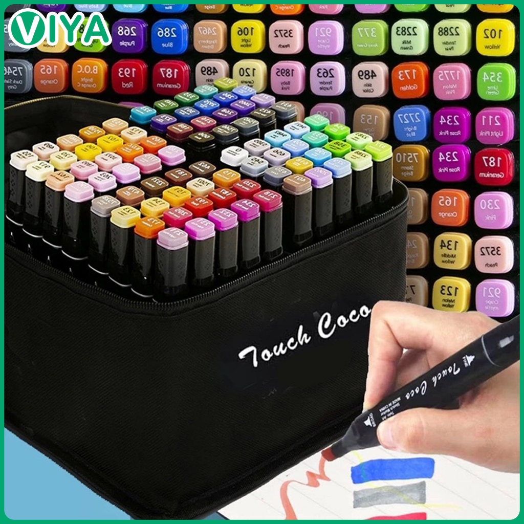 12-80 Colors Marker Set Art Marker Pen Color design drawing painting ...