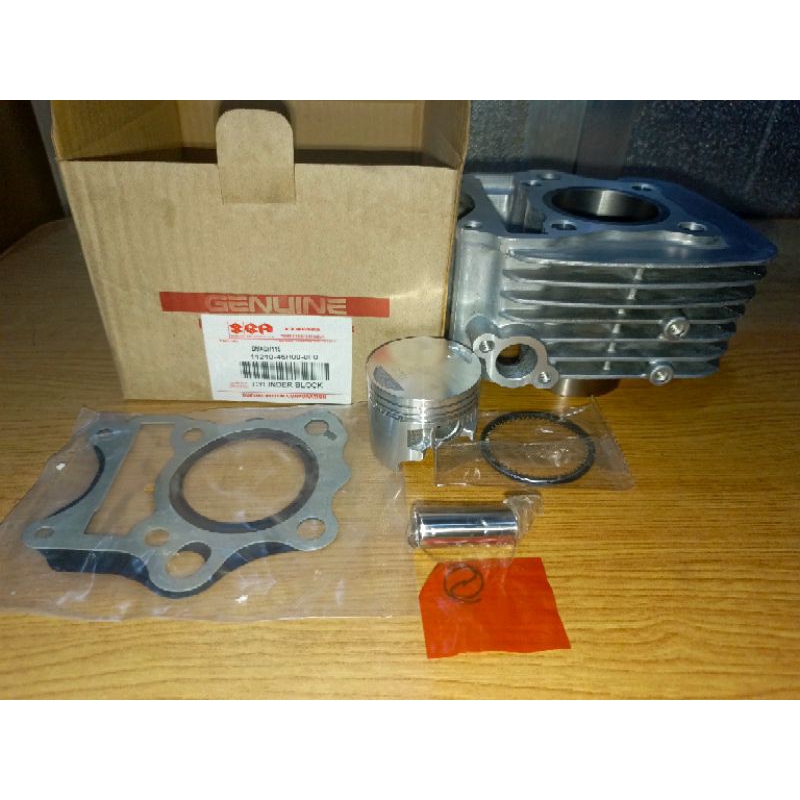 Suzuki smash115 cylinder block complete set | Shopee Philippines