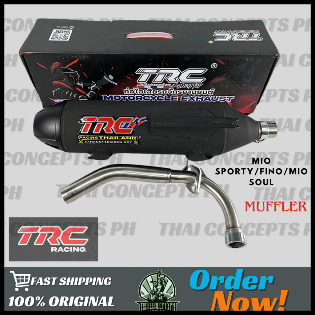 TRC Racing MIO SPORTY MIO 1 AMORE FINO POWER PIPE MUFFLER EXHAUST WITH ...