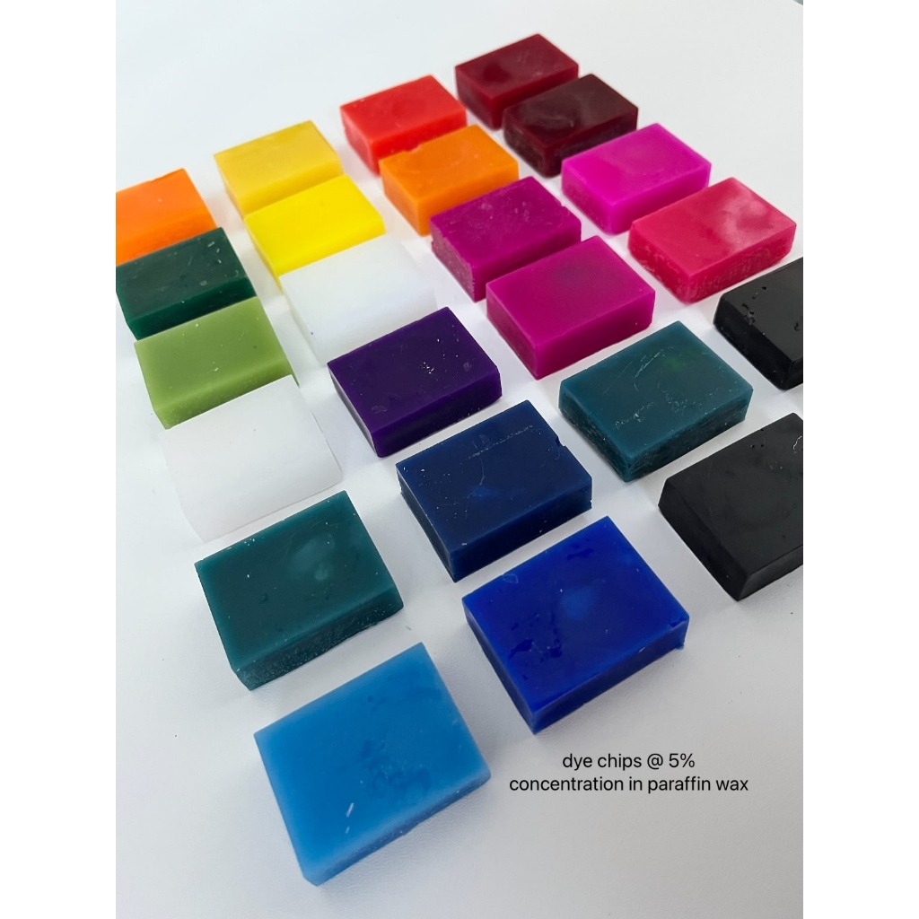 Candle Dye Chips Batch 1 - Bright Colors for Candlemaking DIY(Pure ...