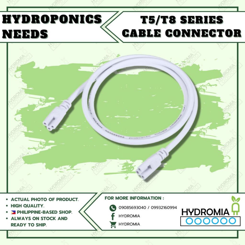 T5 , T8 SERIES CABLE CONNECTOR 3 PINS 50CM | Shopee Philippines