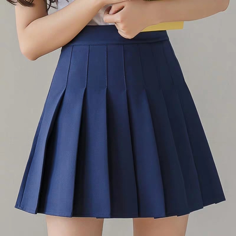 chino pleated skirt – YZ