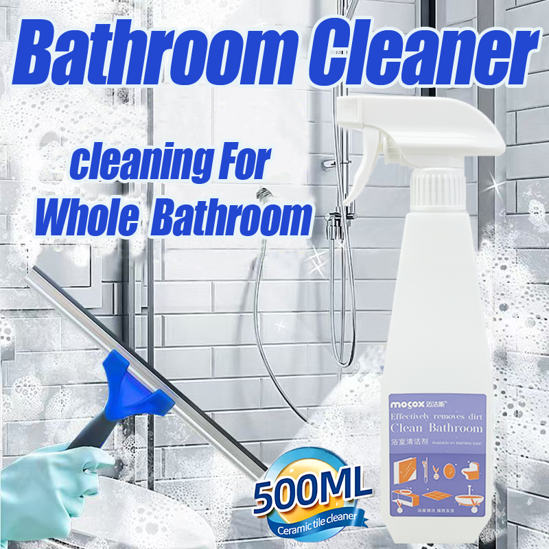 Mocox Bathroom Tiles Cleaner 500ML Glass Bathtub Scale Cleaner Powerful ...