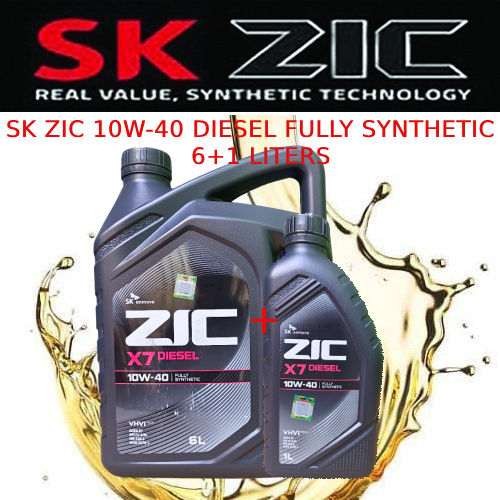 SK ZIC X7 10W-40 DIESEL FULLY SYNTHETIC 7 Liters | Shopee Philippines