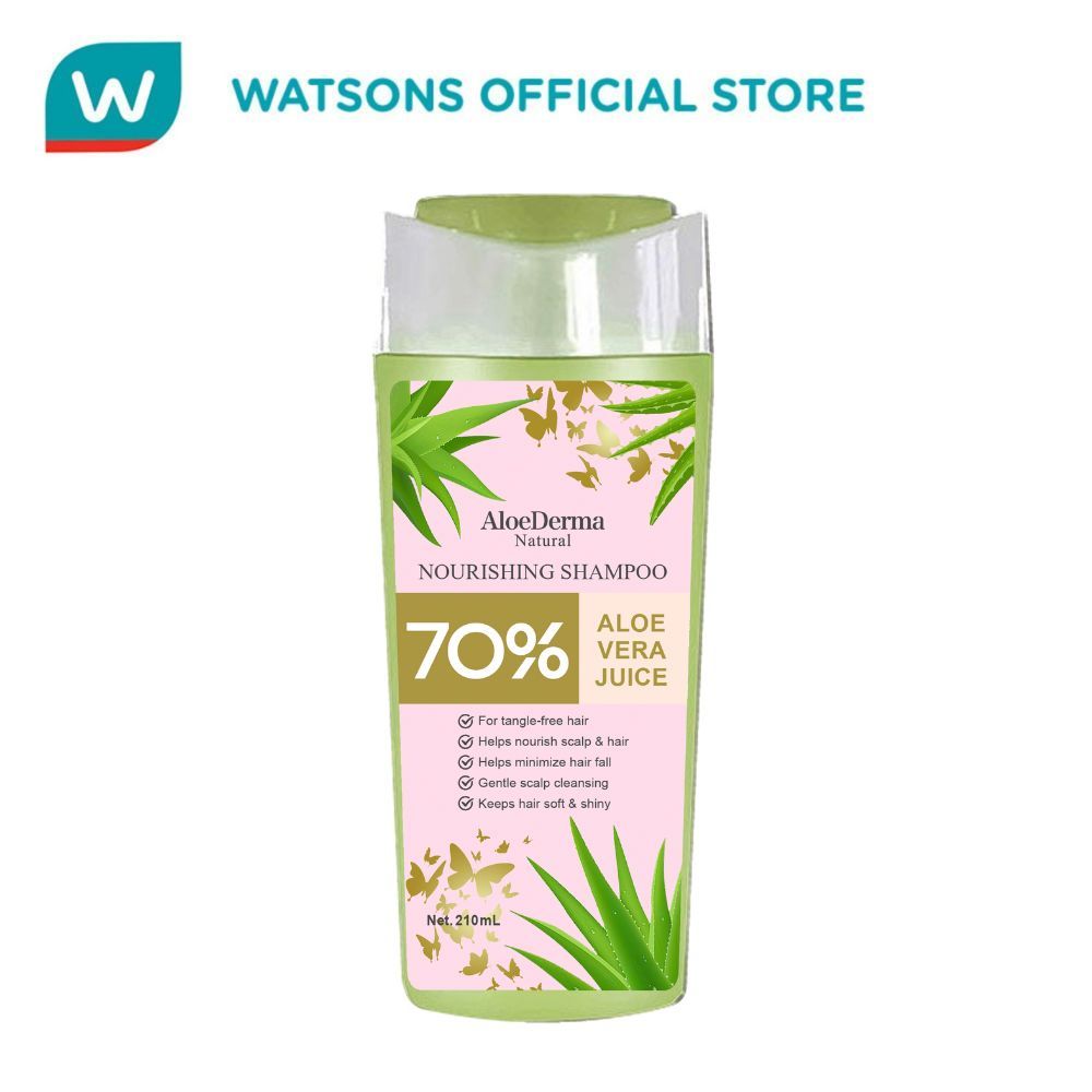 ALOEDERMA Natural Shampoo 210ml | Shopee Philippines