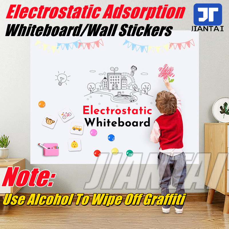 Soft Whiteboard Wall Sticker Seamless Electrostatic Adsorption ...