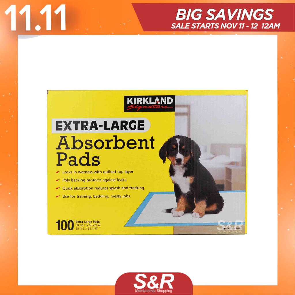 Kirkland extra large puppy pads hotsell