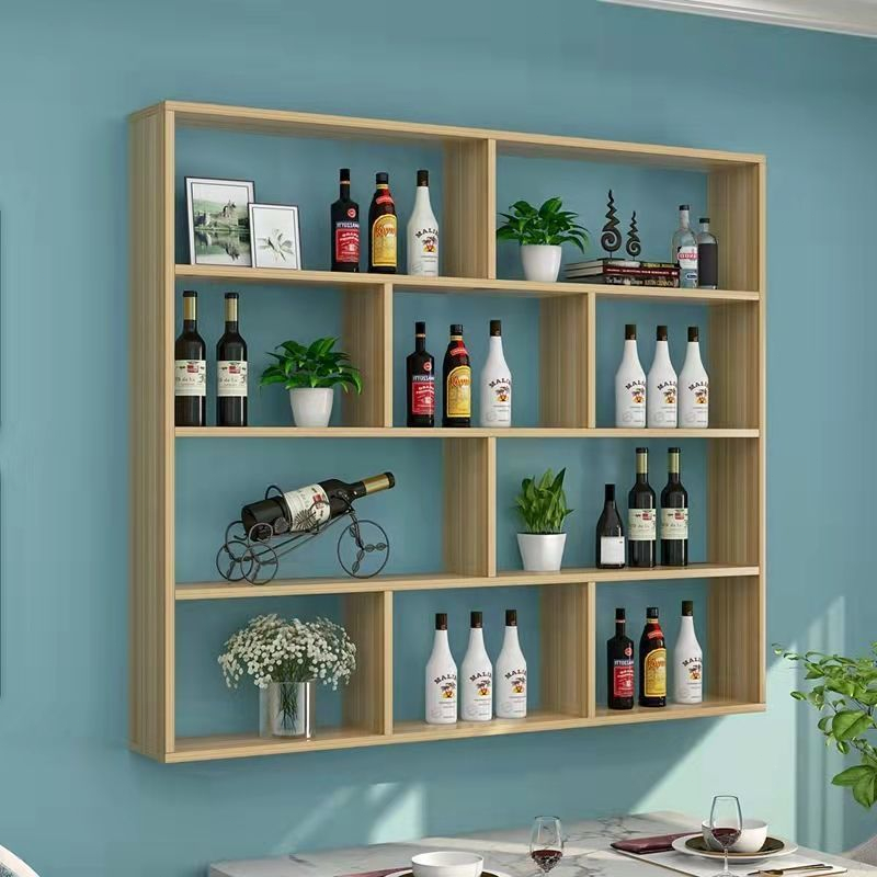 Display Rack Creative multi-layer storage rack Wall mounted wine rack ...