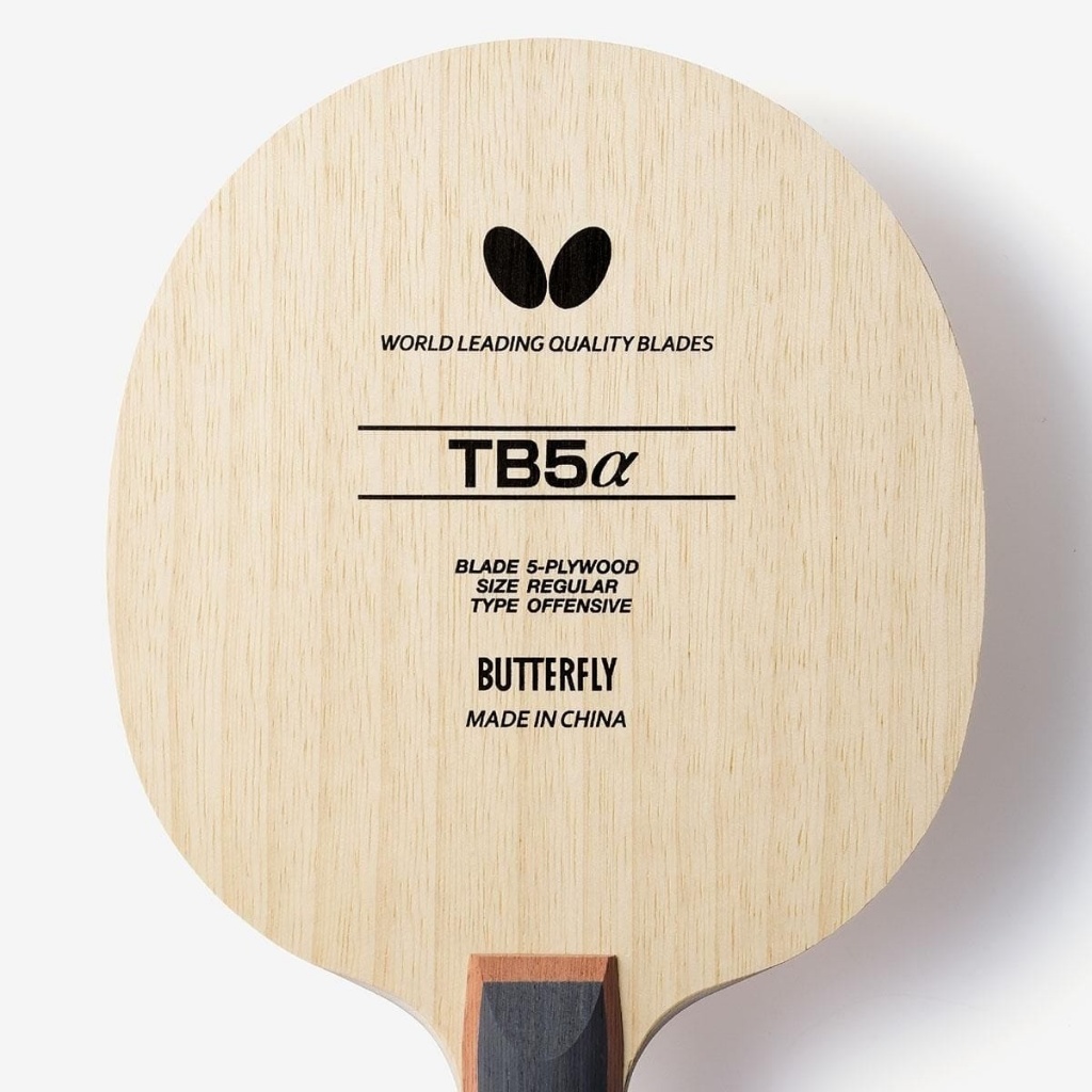 Butterfly Table Tennis Racket for Beginners TB5 Alpha Shakehand ...