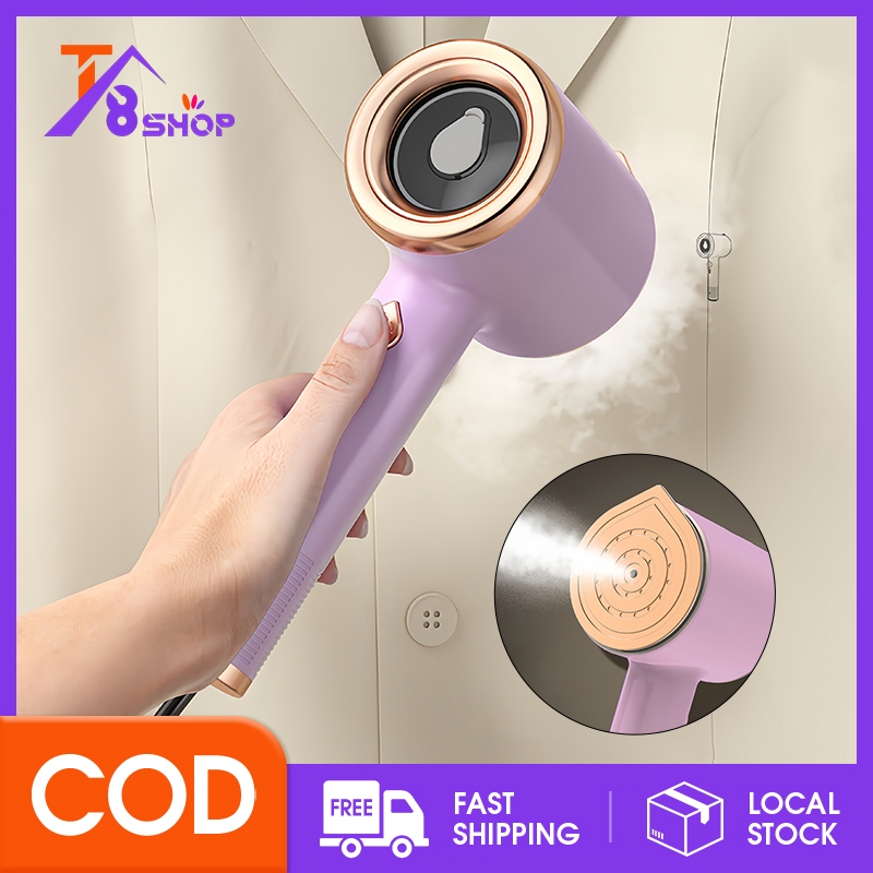T8.SHOP Powerful Handheld Steamer Iron For Clothes Mini Flat Iron ...