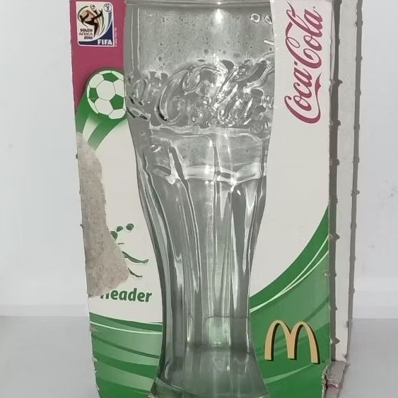 2010 McDonald's Header Green Coca Cola FIFA World Cup Glass Mcdo Coke ...