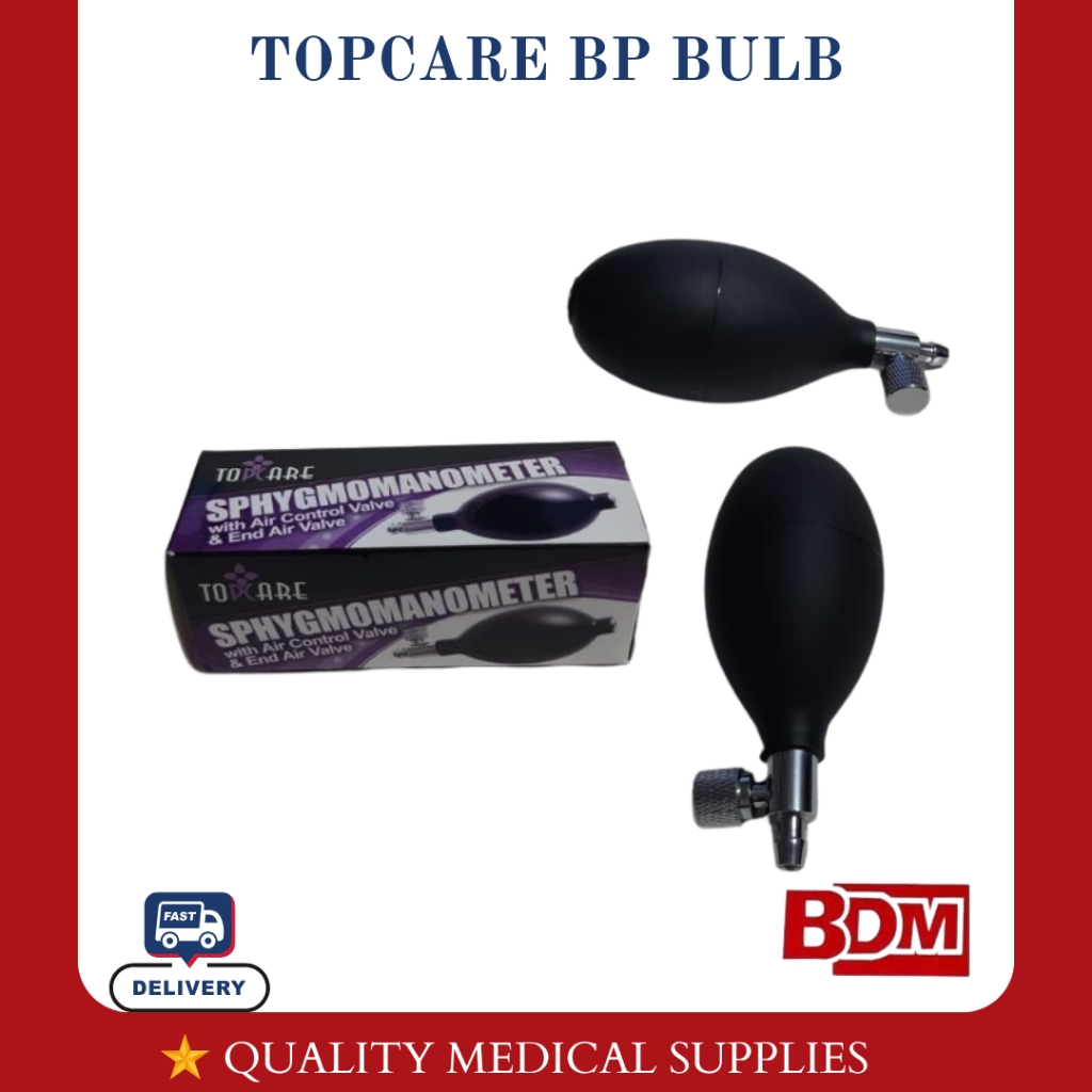 [Fast Shipping] TOPCARE | BP Blood Pressure BULB W/AIRFLOW CONTROL ...