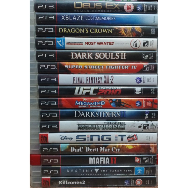 PS3 PlayStation 3 Games USED SET 4 (PABASA PO NG INFO SA BABA) | Shopee ...