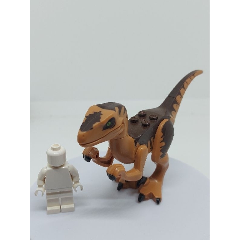 LEGO Animal, Dinosaur - Dinosaur Raptor / Velociraptor with Dark Brown ...