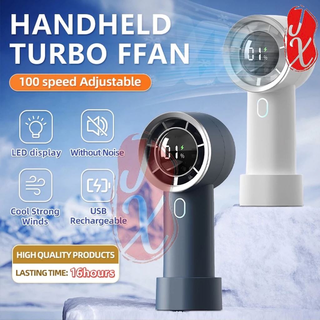 Genesis Handheld Fan Rechargeable Portable Hand Mini Fan With 9000mAh ...
