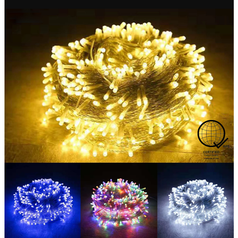 10m 100LED Christmas String Lights 8 Modes Led Fairy Lights DC Outdoor ...