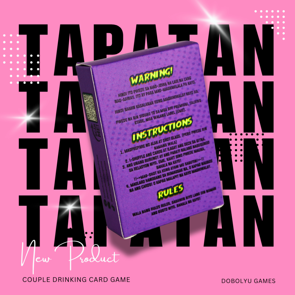 TAPATAN! Pinoy Couple Card Game | Shopee Philippines