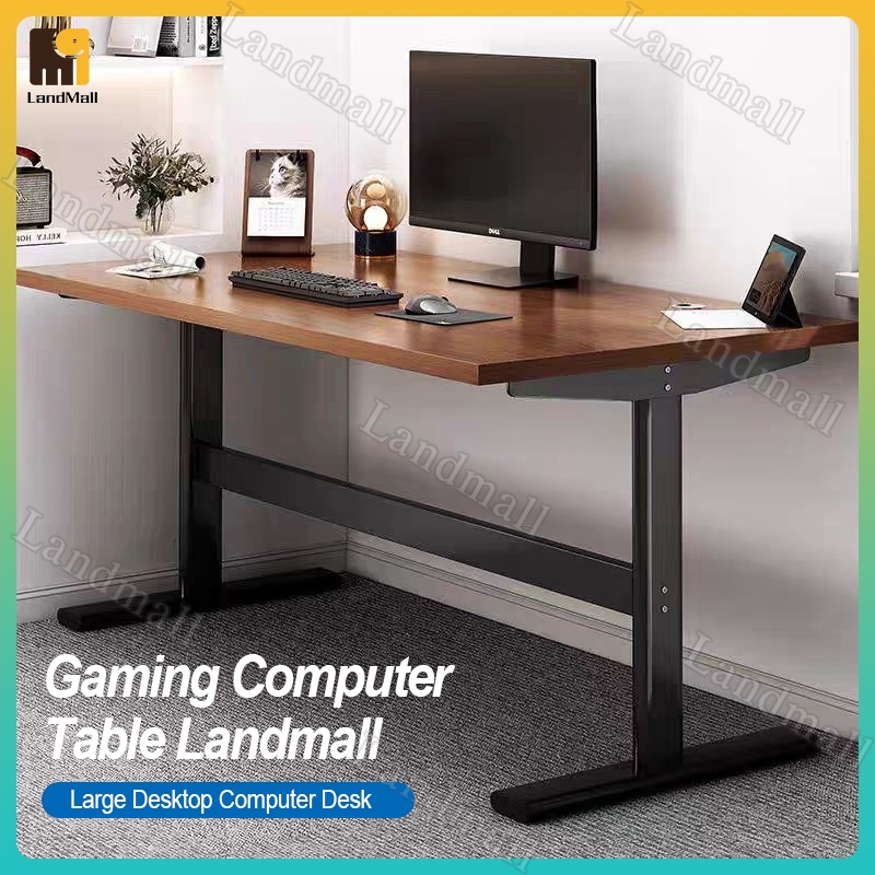 Wooden Computer Table Study Office Table Desk White Gaming 120 100 80 ...