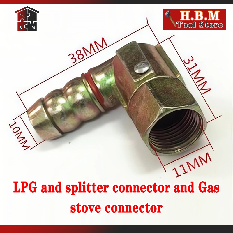 LPG T and Y splitter parts and Gas stove connector & gas stove hob ...