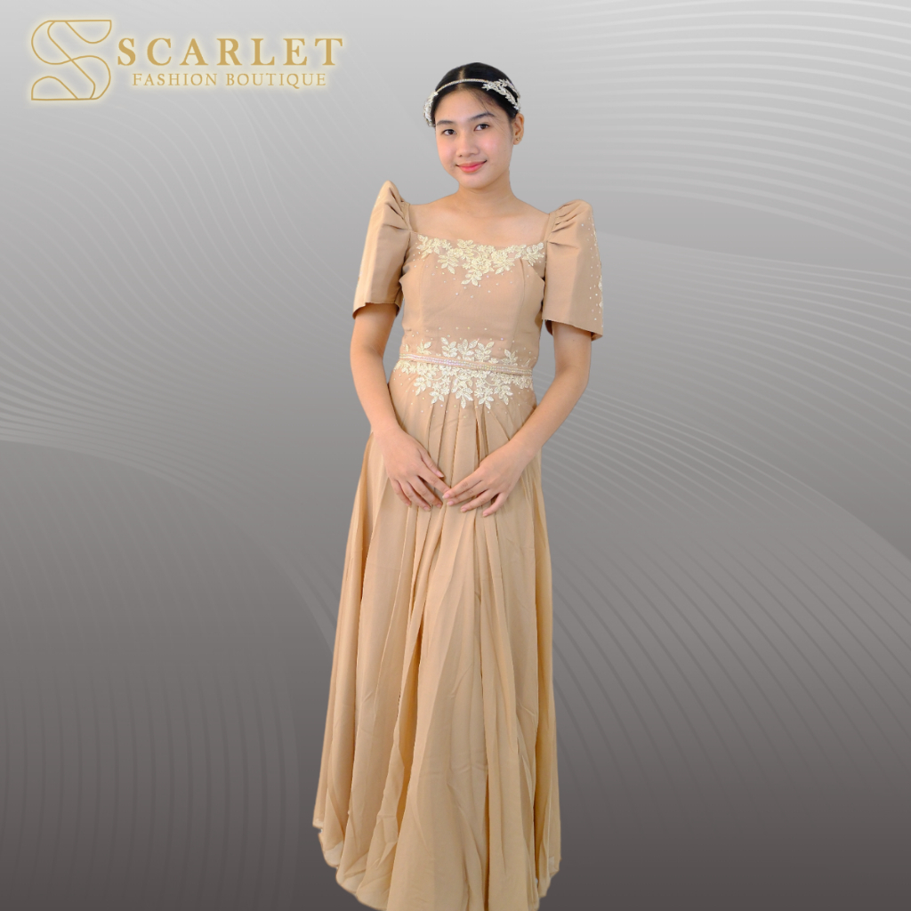modern filipiniana dress shopee MODERN FILIPINIANA MESTIZA DRESS FOR WOMEN