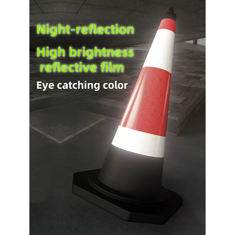 BLACK SAFETY RUBBER CONE 73cm (6 pcs) | Shopee Philippines