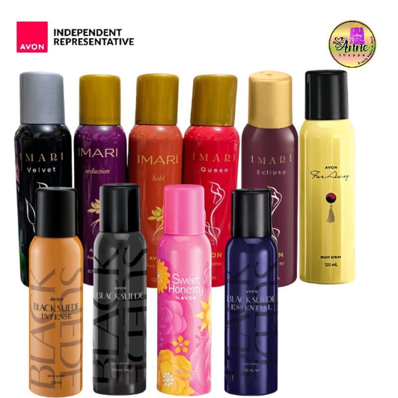 AVON Body Sprays Fragrances Men & Women 120ml | Shopee Philippines