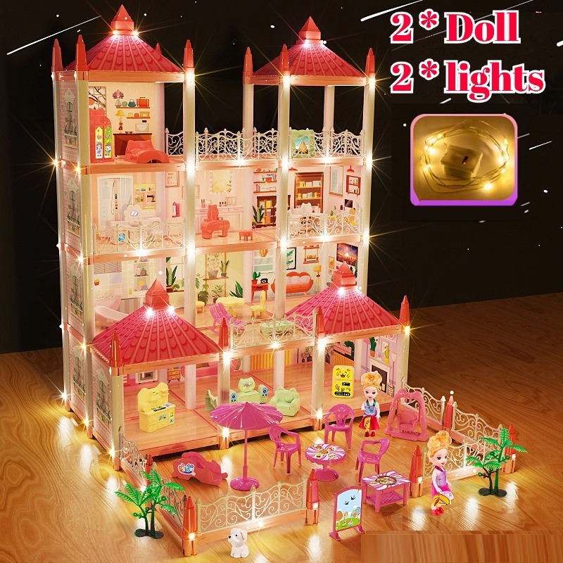 Handmade Dollhouse Castle DIY House Toy Miniature Dollhouse Birthday Gifts Educational Toys Shopee Philippines