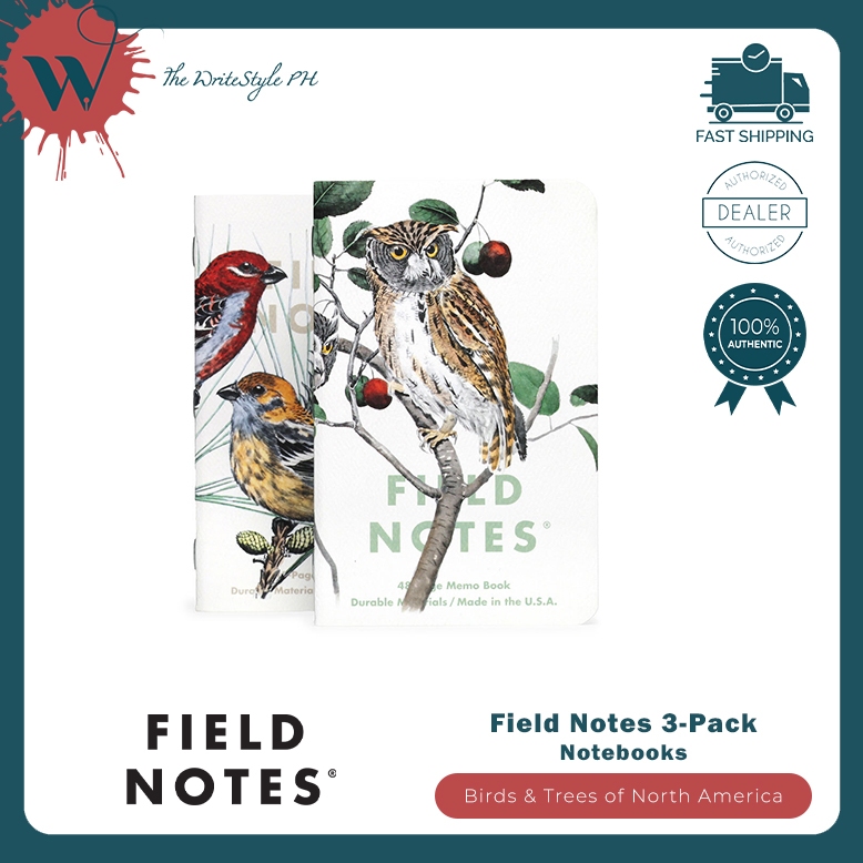 Field Notes Birds and Trees of North America Noteboooks (3-Pack ...