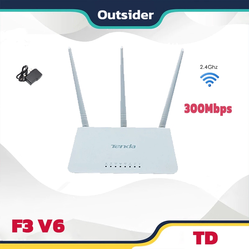 Used F3 300Mbps Wireless Router (White) English Manual | Shopee Philippines